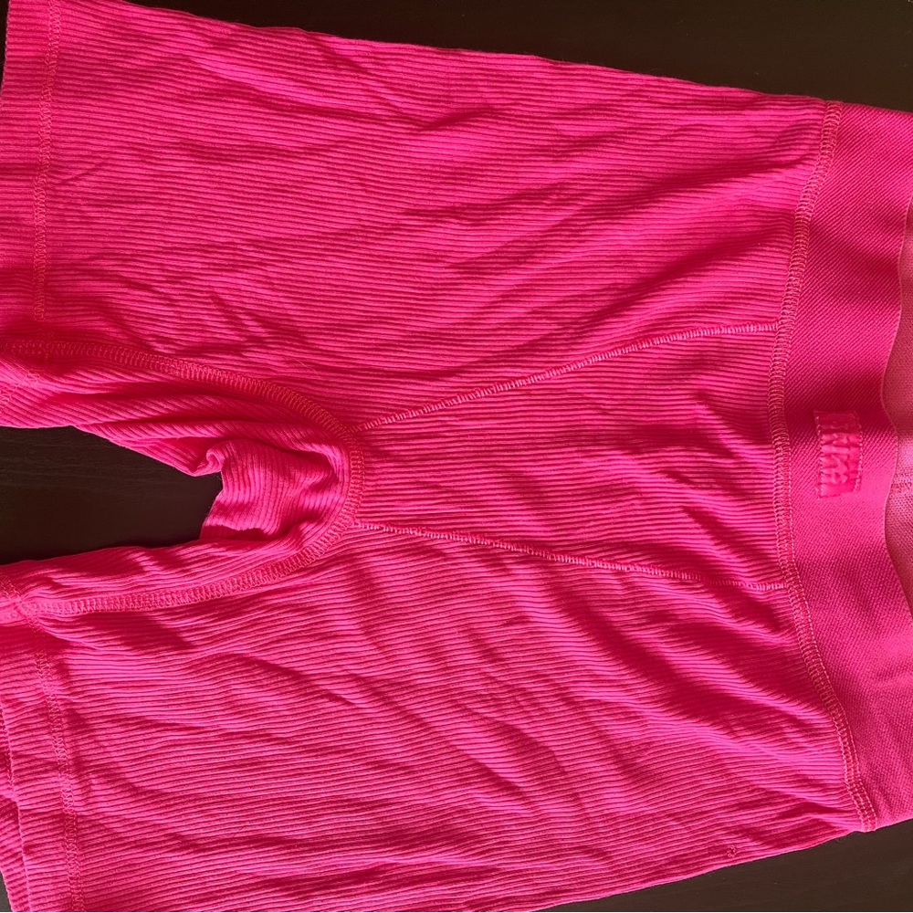 SKIMS Pink Bike Shorts